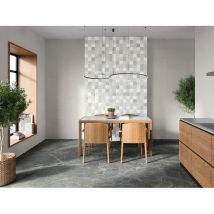 Carrelage Mural Effet Béton L.30 X L.60 Cm - Mita Décor Gris