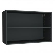 Caisson Haut De Cuisine L.90 X H.57,60 X P.33 Cm Gris