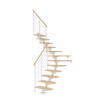 Escalier Cork Hêtre 1/4t 9016 Style6 13t