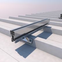 Fixation Mini Rail 55cm Bac Acier F33 Etn X25 - Sunfer