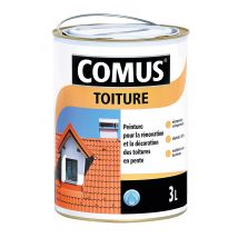 Peinture Toiture Décorative Imperméable Rouge Brique 3 L - Comus - Bricoman