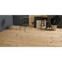 Parquet Bois Massif À Clouer Pin Naturel Larg.20 Cm