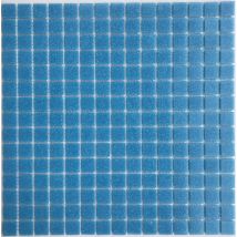 Mosaïque Piscine L.32,70 X L.32,70 Cm - Pool Bleu (lot De 20)