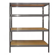 Étagère Charge Lourde En Métal Et Agglo 4 Tablettes Sumo