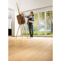 Sol Stratifié Chêne Zermatt Mod 013 Ac4 Ep. 8 Mm L. 138 X L. 19,3 Cm -swiss Krono