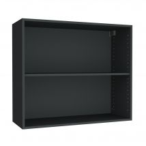 Caisson Haut De Cuisine L.90 X H.76,80 X P.33 Cm Gris