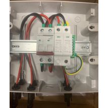 Coffret De Protection Dc Monophasé 3kw Avec Parafoudre - Technideal