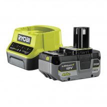Pack Énergie Batterie 4ah + Chargeur 18v - Ryobi - Rc18120-140x
