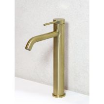 Mitigeur Lavabo Haut - Or Brossé - Lollipop - Bricoman