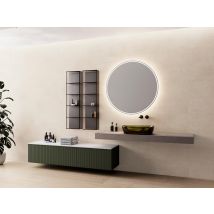 Carrelage Mural Effet Béton L. 30 X L. 75 Cm - City Beige