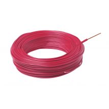 Fil Électrique Ho7vu 1.5 Mm² 25 M Rouge- Miguelez Sl - Bricoman
