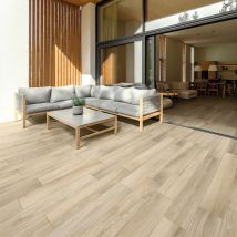 Carrelage Sol Extérieur Effet Bois L.20 X L.120 Cm - Acero Rovere - Tecnomat