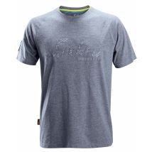 T-shirt De Travail Gris Foncé T.m Logo- Snickers