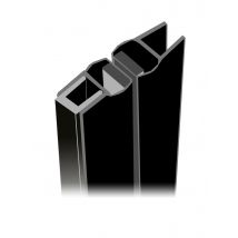 Profilé De Fermeture Noir pour Paroi De Douche Antibes
