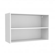 Caisson Haut De Cuisine L.90 X H.57,60 X P.33 Cm Blanc