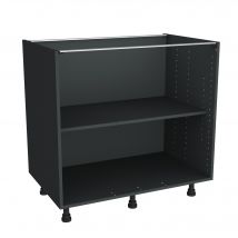 Caisson Bas De Cuisine L.90 X H.76,80 X P.56 Cm Gris