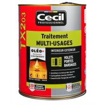Traitement Bois Multi-usages Volet Porte Bardage Intérieur / Extérieur 5 L Tx203 - Cecil Pro