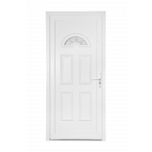 Porte D’entrée Pvc Poussant Gauche H.215 X L.90 Cm Elise