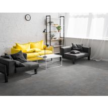 Carrelage Sol Intérieur Effet Métal L.30x L.60cm - Metall Beton