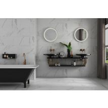 Carrelage Mural Effet Marbre L.30 X L.60 Cm Merida Brillant