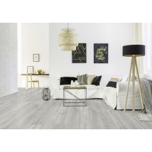 Lame Pvc Clipsable Bois Gris, Résistant À L’eau, Ep.3,40 Mm Passage Modéré, Senso 20 Lock Cashew Clear - Gerflor