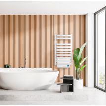 Sèche-serviette Électrique Soufflant Blanc 750 W Zinnia - Hjm