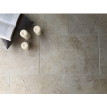 Carrelage Sol Extérieur Effet Pierre L.40 X L.60 Cm - Pierre De Travertin