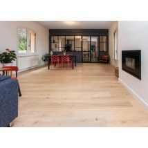 Parquet Bois Contrecollé À Clipser Chêne Naturel Larg.14 Cm