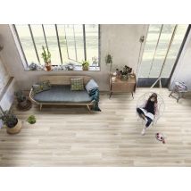 Sol Stratifié Chêne Naturel Homia Cerusa Ac4 Ep.7 Mm L.128,80 X L.19 Cm - Berry Alloc