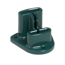 Platine Pour Poteau À Encoche Verte H.7 X L.12 X L.12 Cm