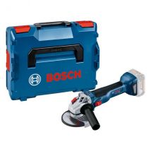 Meuleuse D'Angle Sans Fil 18v Diam.125mm + Coffret - Bosch Professional - Gws 18v-10 - Bricoman