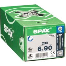 Vis Bois Diam. 6 X 90 Mm Boîte De 200 - Spax - Bricoman