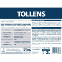 Peinture Intérieure Murs Et Plafonds Acrylique Velours Blanc 3 L - Tollens