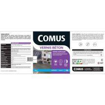 Vernis Béton Sol Acrylique Aspect Ciré Incolore 10 L - Comus - Bricoman