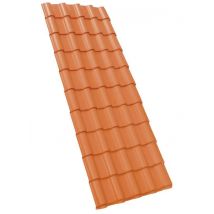 Panneau Tuile Pvc Francia 2.30x0.78m Terre Naturelle - Bricoman