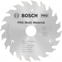 Lames De Scies Circulaires Pour Les Scies Circulaires Portatives Sans Fil - 2608837752 Bosch
