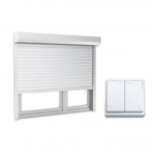Volet Roulant Filaire En Aluminium Blanc H155xl150cm