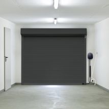 Porte De Garage A Enroulement First2 H200 X L240 Cm Grise