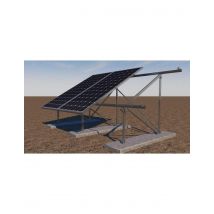 Structure Sol Haute 2 Panneaux - Sunfer