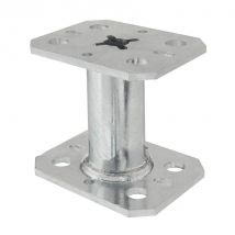 Petit Pied De Poteau Fixe 90 X 70 X 50 Mm - Bricoman