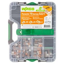 Borne De Connexion En Assortiment S221 Mallette 70 - Wago