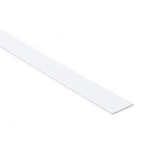 Profilé Plat Pvc L.30 Mm X L.2,6 M Blanc