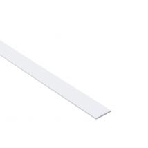 Profilé Plat Pvc L.20 Mm X L.2,6 M Blanc