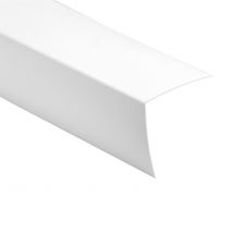 Cornière D'Angle Pvc 100x100 Mm X L.2,6 M Blanc