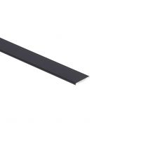Profilé Plat Aluminium Laqué L.20 Mm X L.2,5 M Gris