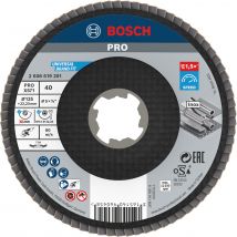 Disque À Lamelles Pour Meuleuse X-lock Diam.125 Mm Grain 40 - Bosch Professionnel - Bricoman