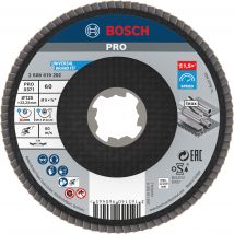 Disque À Lamelles Pour Meuleuse X-lock Diam.125 Mm Grain 60 - Bosch Professionnel - Bricoman