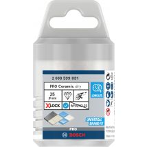 Trépan Carrelage Diamant Dry Speed X-lock Diam.25 Mm Pour Meuleuse X-lock - Bosch