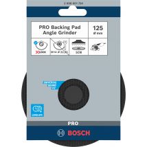 Plateau Ponçage Velcro Avec Pin Pour Meuleuse Spécial Disque Non Tissé Scm Diam.125 Mm - Bosch
