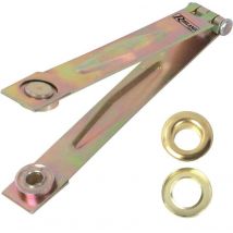 Pince À Oeillets + 50 Oeillets Métal - Bricoman